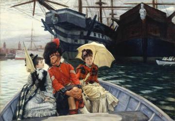 Portsmouth Dockyard Artwork by James Tissot