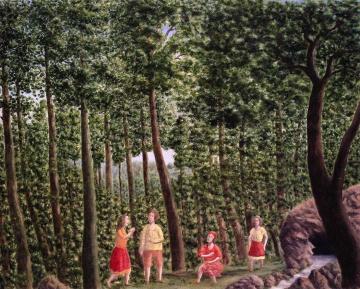 A Spring In The Forest Artwork by André Bauchant