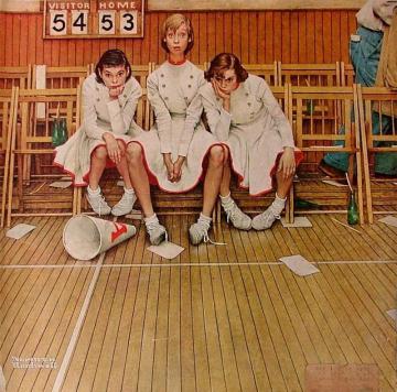 Cheer Artwork by Norman Rockwell