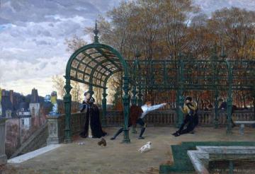 The Attempted Abduction - Tentative D'enlévement Artwork by James Tissot