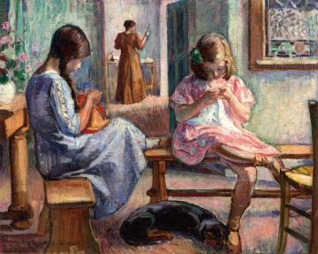 Intimate Scene Artwork by Henri Lebasque