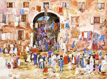 Riva degli Schiavoni Artwork by Maurice Prendergast