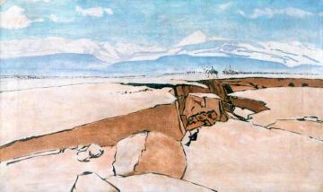 Atlas Mountains, Morocco (sketch) Artwork by James McBey