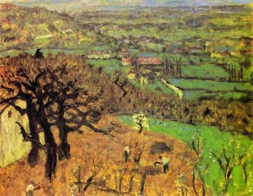 Dauphine Landscape Artwork by Pierre Bonnard