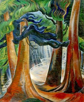 Among The Firs Artwork by Emily Carr