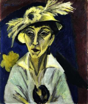 Sick Woman Artwork by Ernst Ludwig Kirchner