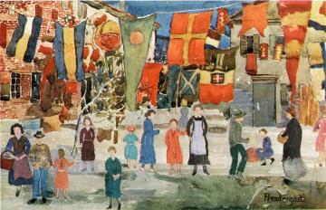 Fiesta Artwork by Maurice Prendergast