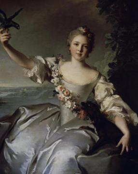 Portrait Of Mathilde De Canisy, Marquise D'antin Artwork by Jean-Marc Nattier
