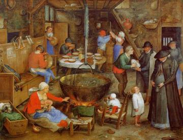 The Visit To The Farm Artwork by Jan Bruegel the Elder