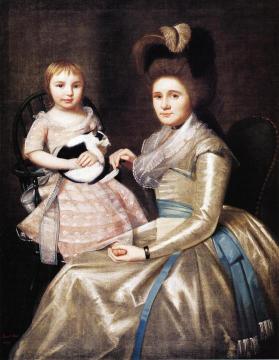 Mrs. William Taylor and Son Daniel Artwork by Ralph Earl