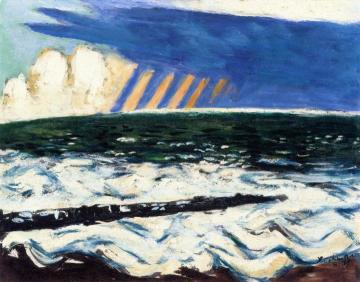 North Sea (thunderstorm) Artwork by Max Beckmann