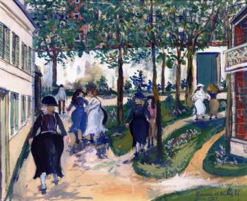 Saine-Anne, Woman's Quarter Artwork by Maurice Utrillo