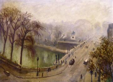 The Pont Neuf in the Fog Artwork by Albert Marquet