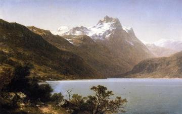 Alpine Lake Artwork by John W. Casilear