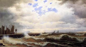 Block Island Harbor Artwork by William Frederick de Haas