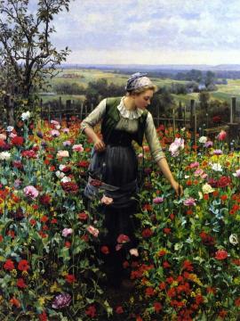 A July Morning Artwork by Daniel Ridgway Knight