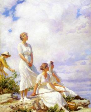 Summer Clouds Artwork by Charles Courtney Curran