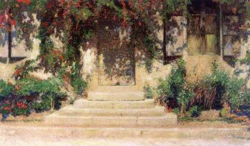 Perron et porte d'une maison Artwork by Henri Martin