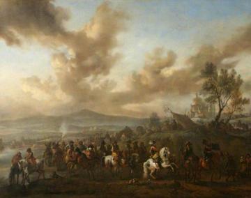 Le défilé du duc de Vendôme Artwork by Philips Wouwermans