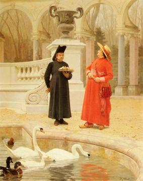 A Plate of Cakes Artwork by Jehan Georges Vibert