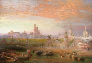 The Kremlin, Moscow Artwork by John Cooke Bourne