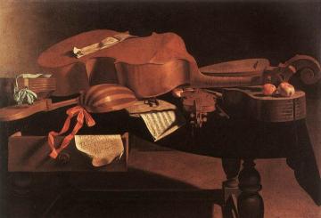 Musical Instruments Artwork by Evaristo Baschenis