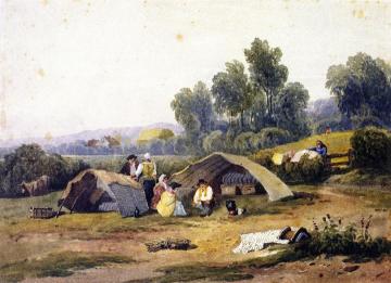 Gipsies on Dulwich Common Artwork by David Cox