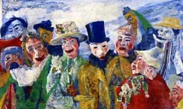 The Intrigue Artwork by James Ensor