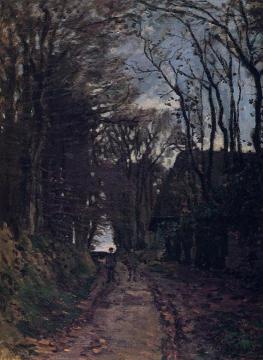 Lane in Normandy Artwork by Claude Oscar Monet