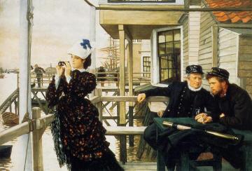 The Captain's Daughter Artwork by James Tissot