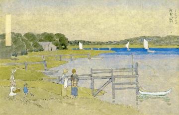 Bass River, Cape Cod Artwork by Anna Mary Richards Brewster