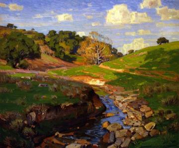 Spring Creek Artwork by William Wendt