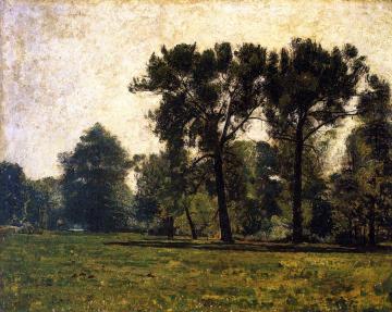 Poplars in Goethes Gartenhaus Artwork by Christian Rohlfs