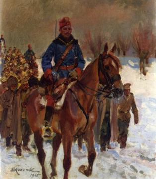 Leading the Troops Artwork by Woiciech von Kossak