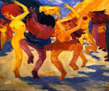 Dance Around The Golden Calf Artwork by Emil Nolde
