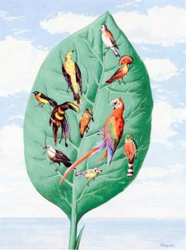 La troisième dimension Artwork by Rene Magritte