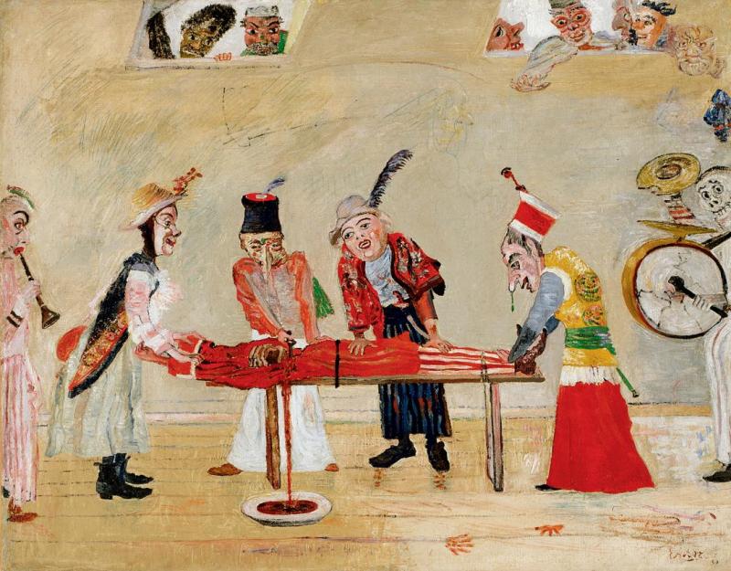 The Assassination Artwork by James Ensor