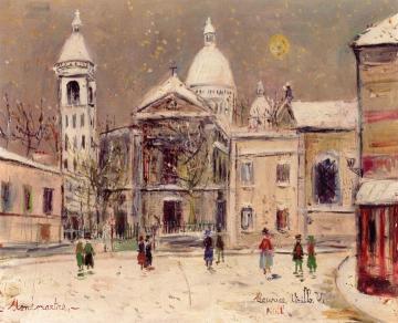 Square St. Pierre In Montmartre Artwork by Maurice Utrillo
