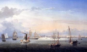 Boston Harbor Artwork by Fitz Hugh Lane