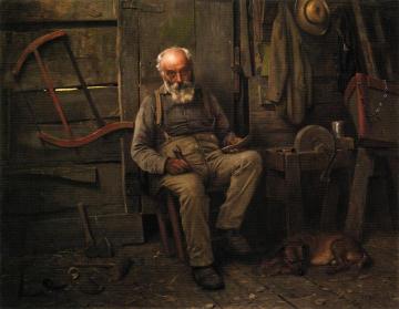 The Boat Builder Artwork by John George Brown