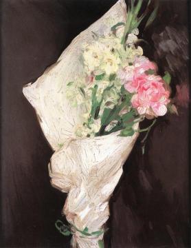 Pink Carnations And Narcissi Artwork by John Duncan Fergusson