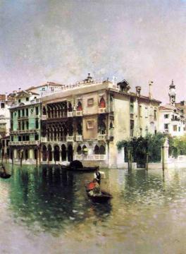 Venice, The Grand Canal Artwork by Robert Frederick Blum