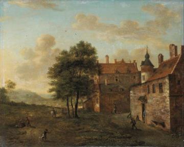 A country home Artwork by Jan van der Heyden