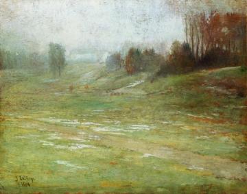 Winter Thaw Artwork by John La Farge