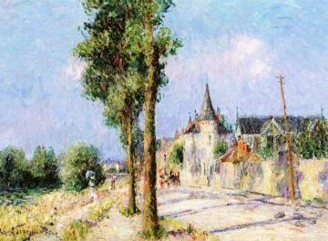 Le Quai de Ponthius, Pontoise Artwork by Gustave Loiseau