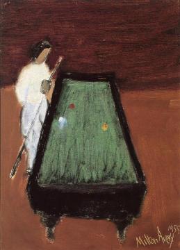 Pool Shark Artwork by Milton Avery