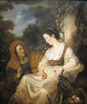 Vertumnus and Pomona Artwork by Ferdinand Bol