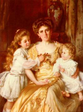 A Mother's Love Artwork by Thomas Benjamin Kennington