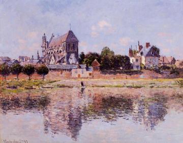 View Of The Church At Vernon Artwork by Claude Oscar Monet