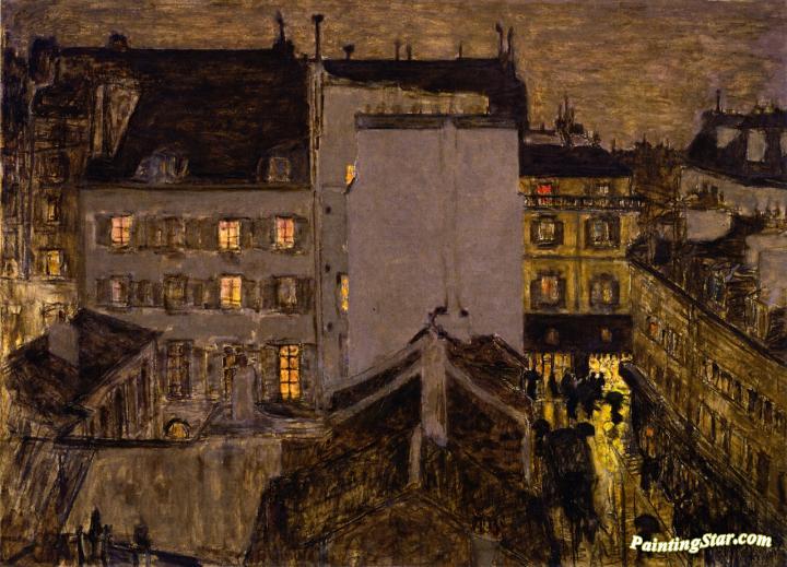 Rue Tholozé Artwork by Pierre Bonnard